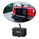 Aluminum Alloy Tail Gate Storage Box for Jeep Wrangler 4x4 Off-road Vehicle in Black