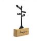 Creative Design Memo Clips Photo Holders Wooden Base Place Desk Wood Craft