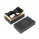 CMYK Black Essential Oil Cardboard Box With Lid 2.5mm