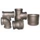 Galvanized Malleable Iron Pipe Fittings Sanitary Tee Plumbing High Precision