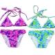 Children Mermaid Swimsuit Bikini 80% Polyester 20% Spandex With 4 Ways Stretchy