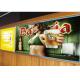 Indoor Advertising Led Display Screen , P4 Led Wall 16 Bit Grey Scale