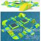 Inflatable Aqua park , inflatable giant water park , inflatable floating water
