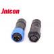 Jnicon 5 Pin Waterproof Male Female Connector IP67 Push Locking Connection