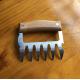 Stainless Steel Metal Meat Claws with Wooden Handle Pulled Pork Shredder Claws