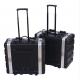 Low Profile 4U Rack Enclosure With Wheels Shock Resistance Space Saving