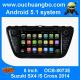 Ouchuangbo in dash dvd radio player android 5.1 for Suzuki SX4 S Cross 2014 with wifi 3g stereo bluetooth swc