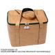 Dupont Kraft Paper Tyvek Thermal Deliver Lunch Bag Insulated Cooler Grocery Bag With Zipper Custom logo waterproof