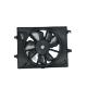 Universal 12 Inch Straight Blade Cooling Fan for Mazda Vehicles' Radiator in Black Plastic