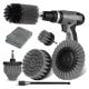 Grey Drill Brush Extension Scrubber Cordless 9PC Custom