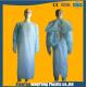 Lightweight Disposable Plastic Gowns / Patient Surgical Gowns Anti Blood