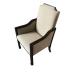 solid wood frame fabric upholstery arm chair/wooden dining chair/desk chair