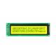 STN Yellow Green Character LCD Display Module 116.0x37.0x13.5 Outline SPLC780D Controller Type
