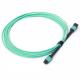 MPO/MTP-MPO/MTP Cable,12 Fiber, OM3/OM4 Multimode MPO/MTP Trunk Cable, Type-A