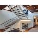 Modern  Residential Straight Flight Staircase / U Shaped Staircase Design