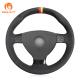 Volkswagen VW EOS MK5 2005 2006 2008 Leather Steering Wheel Cover with Hand Stitching