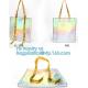 Handbag Shoulder Tote Makeup Bag, Summer Beach Clear PVC Shoulder Bag DIY Transparent Tote Bag, PVC Swim Shoulder Bag Pa