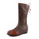 S326 Autumn And Winter New Maoli Women'S Leather Stitching Boots Factory Wholesale Handmade Ethnic High-Tube Women'S Boo