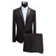 OEM Mens Tuxedo 2 Piece Slim Fit Suit Business Bridegroom T/R Fabric