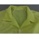 Polyester Lightweight ESD Coat Anti Static Workwear Clothing  Conductive Fiber Yellow
