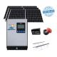 240VAC 50A Hybrid Grid Solar System Grid Tie Solar Kit With Battery Backup