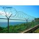 Decorative  Galvanized Chain Link Fence Heavy Duty High Strength For Security