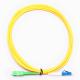 5m 3.0mm SM Fiber Patch Cord , LC FC Fiber Patch Cord For Local Area Networks