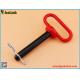 1/2 Red Handle Head Hitch pin with R Clip for farm Tractors and Trailers