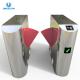 Office Building Rotating Flap Turnstile Gate Bi Directional Pass