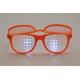 Double Effect Plastic 3D Fireworks Glasses , Flip Up 3D Glasses