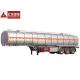Thermal Insulation Chemical Tank Trailer  Fiber Glass Simple Structure Easy Maintenance