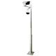 6m 20m Galvanized Steel Outdoor Security Camera Pole Low Carbon