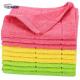 80% Polyester 20% Polyamide 40x40cm 300gsm Microfiber Plaid Style Car Cleaning Towel