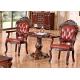 wooden antique carved luxury dining armchair