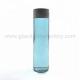 375ml,500ml Clear Cylindrical VOSS Water Glass Bottle With Cap