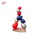 Balloons Garden Sets Set Metal Statuary Decorations Sculpture Carving Decoration  Red Blue Balloons Statue