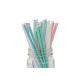 Beautiful Colored Paper Straws Cocktail Sucker With Different Colors