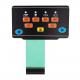 Waterproof Silicon Membrane Switch For Motorcycle With Cable Membrane Keypad