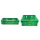 Mesh Nestable Crate  Plastic Turnover Boxes Stackable Storage Fruits Crate