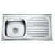 2020 hottest 100*50CM Kitchen Stainless Steel Sink FREGADERO