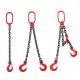 Blacken Finished G80 Four Legs Safety Lifting Chain Sling for Load Lifting Capacity