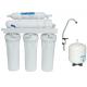 5 stage  white  10inch Manual Flush Water Reverse Osmosis Machine  without pump