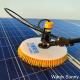 Single-Head Solar Panel Cleaning Brush with Long-Distance Water Pump and 50m Water Pipe