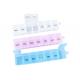 7 Grid Colorful Weekly 7 Day Medicine Organizer For Home Travel