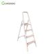 Max Load 150 KG Aluminum Alloy Ladder Folding 4 Step Using Hight 87 CM