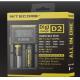 2014 new Nitecore digicharger D2 intellicharger D2 charger LCD battery charger
