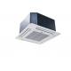 Remote Control Four Way Cassette Chilled Water Fan Coil Unit with 4 Way Air Flowing Copper Tube And Aluminum Fin
