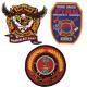 OEM 3D Fabric Chicago Fire Department Patches Iron On Backing