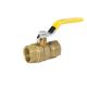 Medium Temperature 16mm Brass Gas Valve Tap Quick Fitting Durable