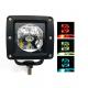 Bright Jeep Off Road Led Work Lights Remote Control Flash PMMA LENS